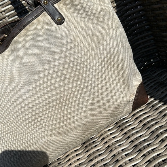 Auth Gucci Canvas & Leather Tote - Picture 9 of 17